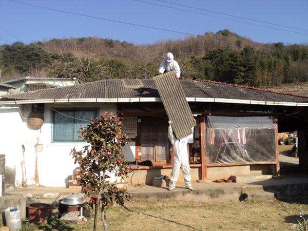 4. 하동 옥종 독거노인 노후 지붕 새단장
